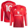 Maillot à Manches Longues Manchester United Rashford 10 Domicile 2024-25 Pour Homme